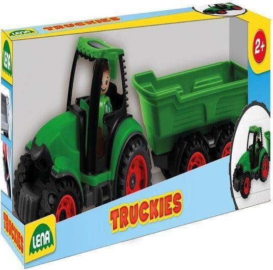 Produktbild Lena Truckies Tractor with 38 cm trailer