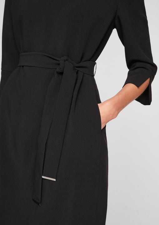 Produktbild S.Oliver Kleid Elegantes Stretchkleid mit Gürtel (44)