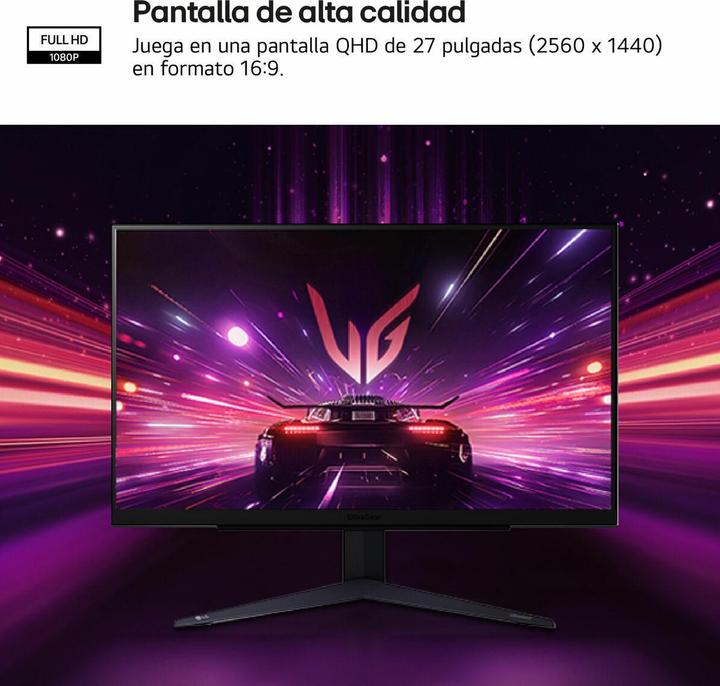 Actual product image LG UltraGear 27GS75Q-B (2560 x 1440 pixels, 27")