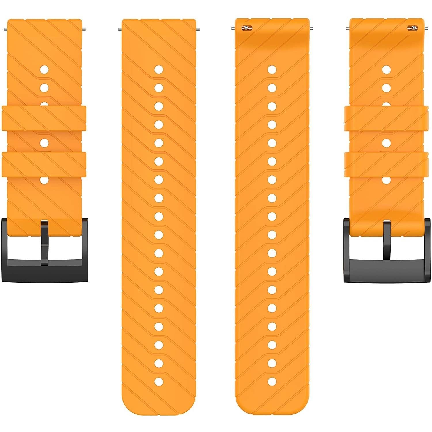 Strap-it Silikonarmband (Silikon), Uhrenarmband, Orange