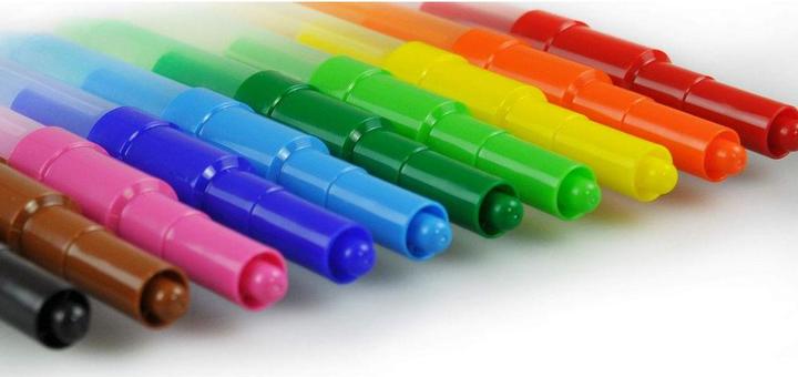 Actual product image Malinos Blopens Airbrush pens Rainbow (10 x)