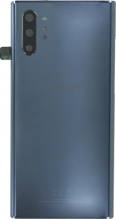 Actual product image Samsung Galaxy Note 10+ 5G SM-N976F Back Cover aura black (Galaxy Note 10+ 5G)