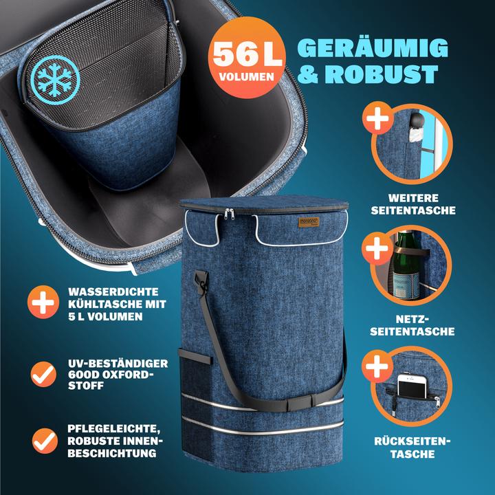 Image du produit Monzana Chariot à provisions 2en1