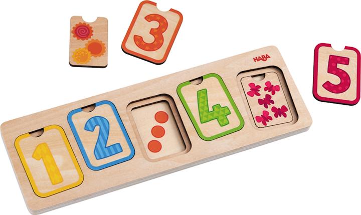 Immagine prodotto Haba Puzzle di legno Primi numeri (10 pezzi)