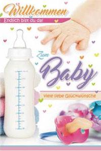 Image du produit Hilpert Cartes de voeux naissance biberon (1 pcs)