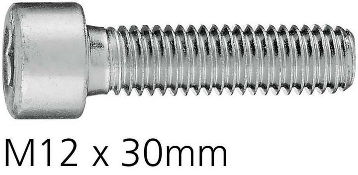 BRW Vis à tête cylindrique M12 x 30 paquet de 25 pces (25 Vis par pièce)