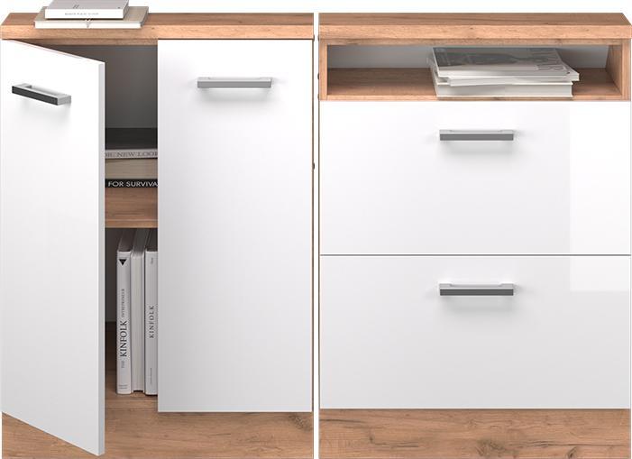Produktbild Vicco Küchenschrank für Dachschrägen R-Line (120 x 46 x 81.60 cm)