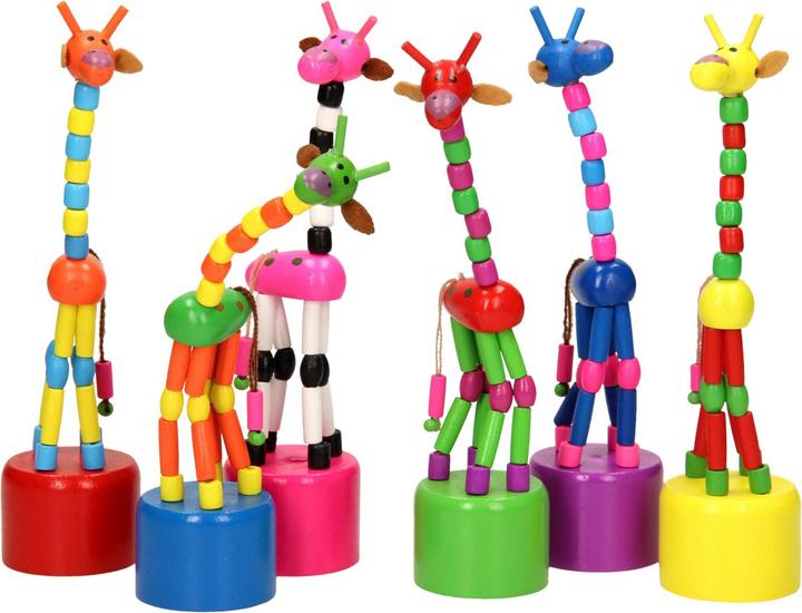 Immagine prodotto Playwood Giraffa di legno Drukpop colorata