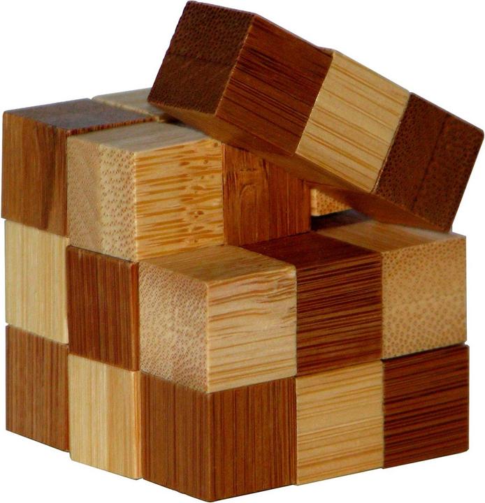 Produktbild Eureka! 3D Bamboo Breinpuzzel Snake Cubes **