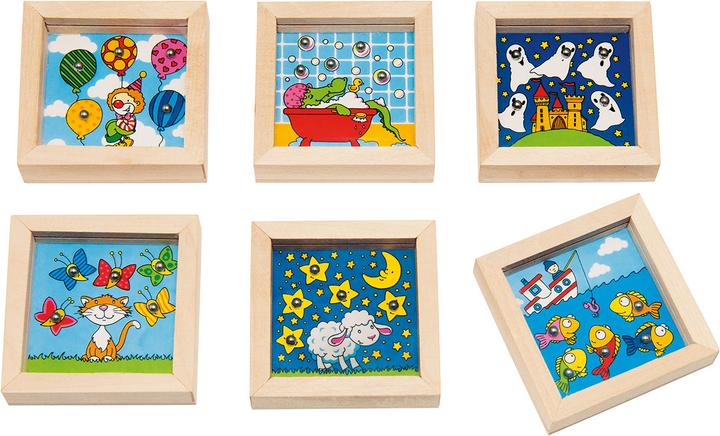 Goki Jeu de patience en bois (Allemand, Français, Italien, Anglais)