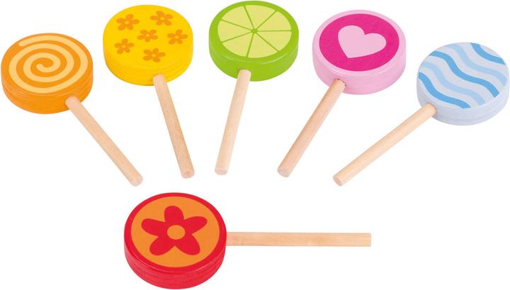 Goki Wood lolly 6pcs.
