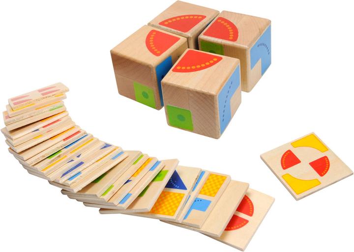 Produktbild Goki Hölzerne Muster Game Cube (Deutsch)