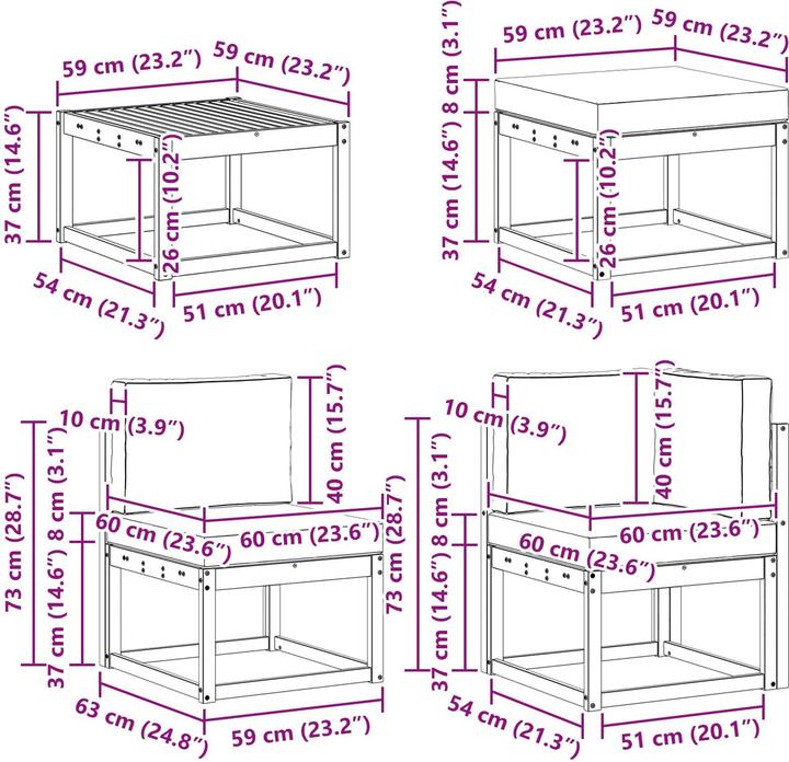 Image du produit vidaXL Sofa Set