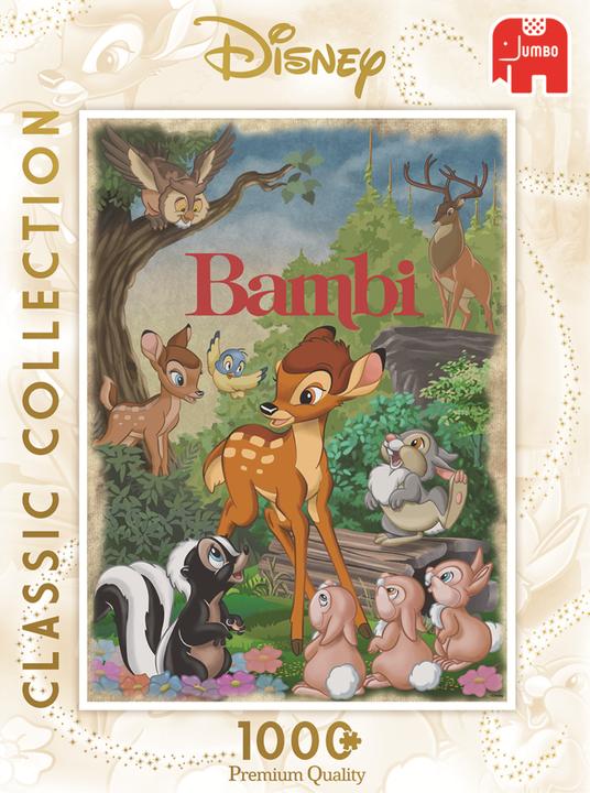 Image du produit Jumbo Disney Bambi Movie Poster 1000 pcs jeu de puzzle 1000 pièce(s) (1000 pièces)