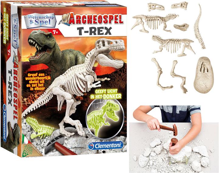 Immagine prodotto Clementoni Gioco archeologico Scienza e Gioco - T-Rex Fluo