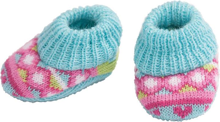 Actual product image Heless Dolls knitted slippers
