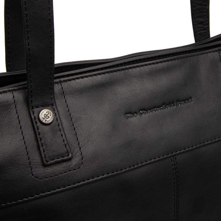 Immagine prodotto The Chesterfield Brand Solvia Schultertasche Leder 33 cm Laptopfach