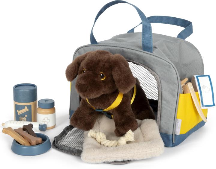 small foot Hund mit Tasche und Pflege-Set (20 cm)