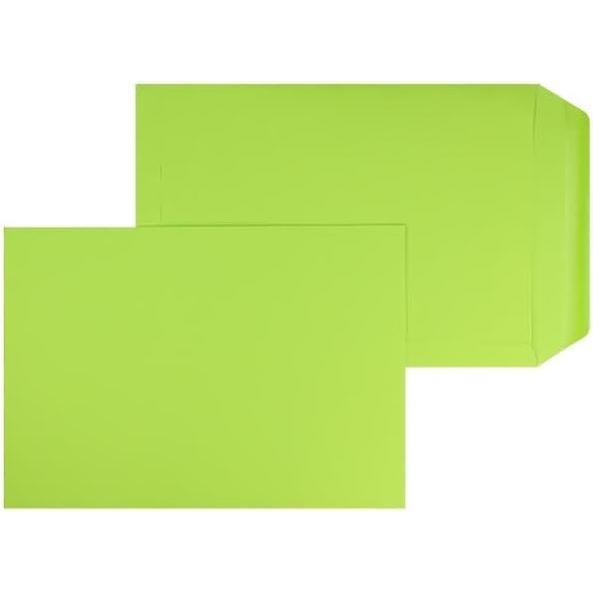 Blanke, Versandtasche + Luftpolstertasche, Versandtaschen 220x312mm 120g/qm gummiert VE=100 Stück lindgrün (100 x)