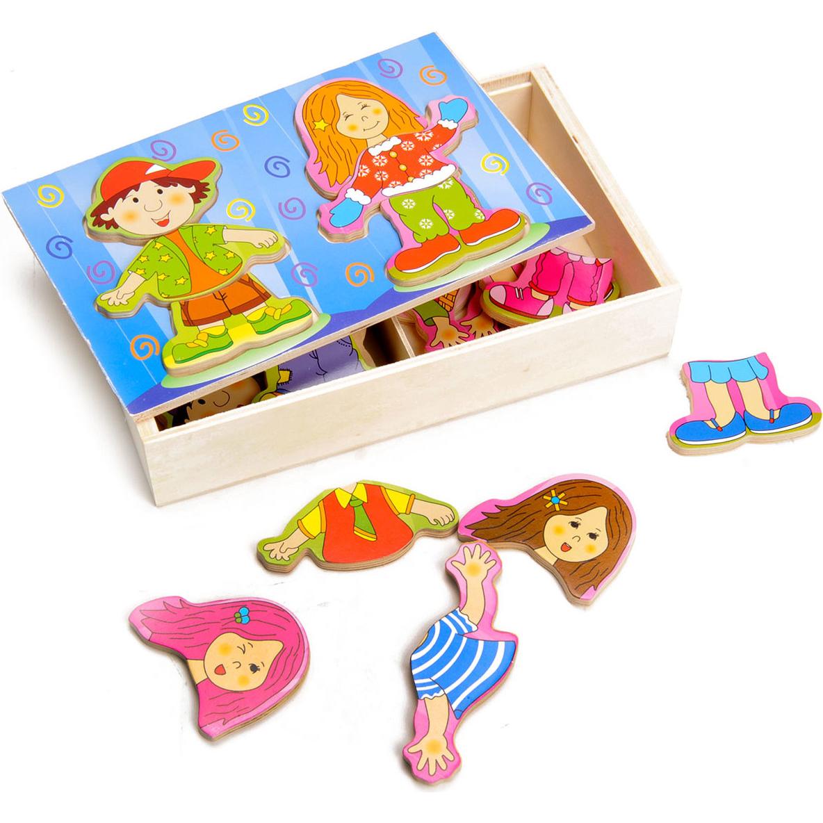 Playwood Puzzel Jongen En Meisje Aankleden