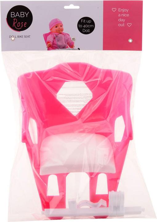 Actual product image Baby Rose Dolls bike seat