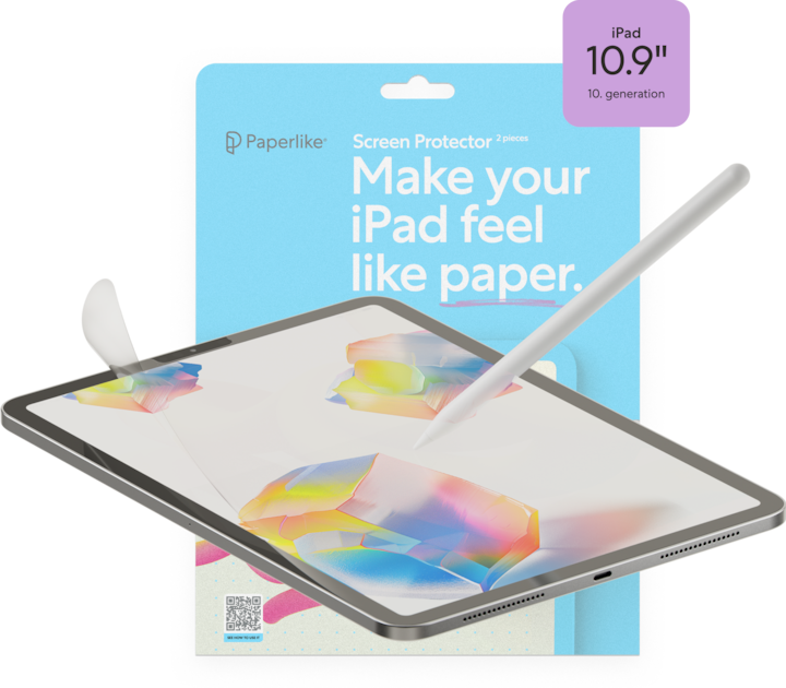 Productafbeelding Paperlike Screen Protector Film 2 Pack iPad 109 (2 Stuk, iPad 2022 (10e generatie))
