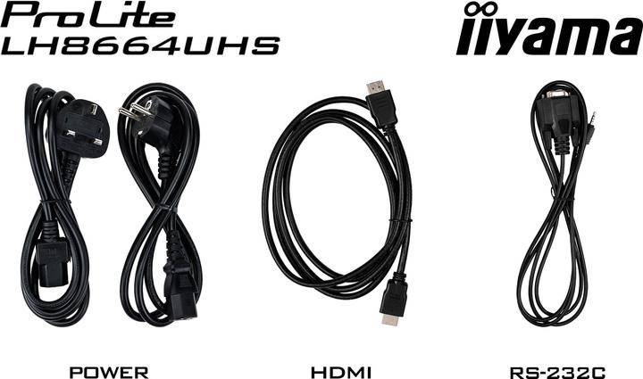 Image du produit iiyama 86" 3840x2160, UHD IPS panel, Haze 25% 5 (3840 x 2160 pixels, 85.60")