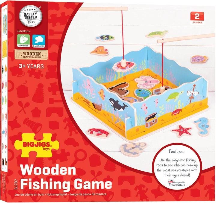 Image du produit Bigjigs Jeu de poissons magnétique en bois