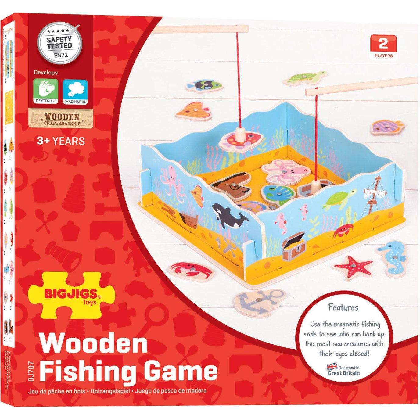 Thumbnail - Bigjigs Magnetisches Fischspiel aus Holz