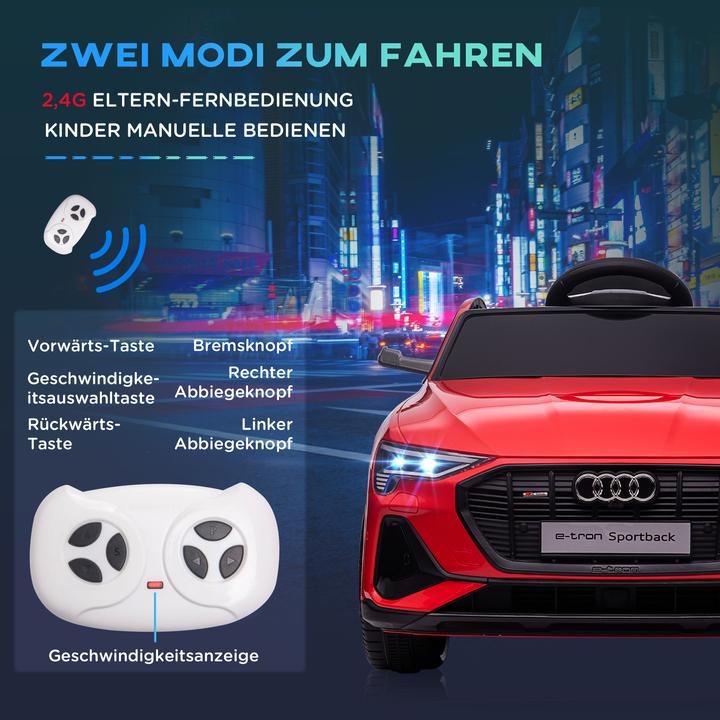 Actual product image Homcom Children's electric car with remote control and music function (12 V)