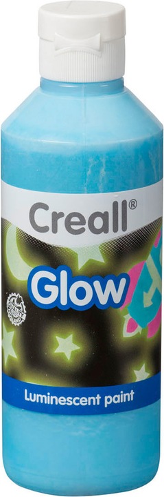 Immagine prodotto Creall Glow in the Dark Verf Blauw, 250ml (Colore nocturno, 250 ml)