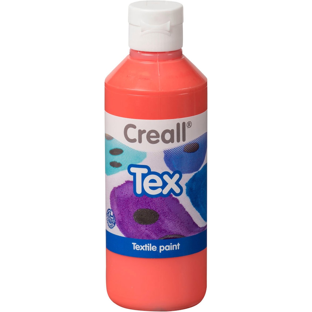 Creall, Künstlerfarbe + Bastelfarbe, Textielverf Oranje, 250ml (Orange, 250 ml)