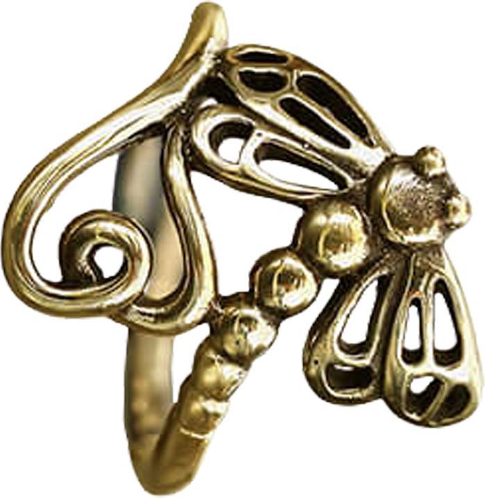 Produktbild Star Piercing Ring vergoldet Libelle (57)