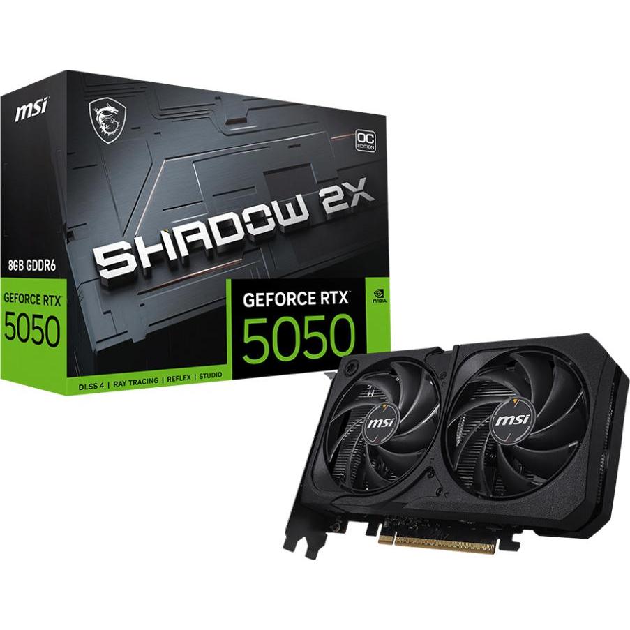 MSI RTX 5050 8GB SHADOW 2X OC (8 GB) (GEFORCE RTX 5050 8G SHADOW 2X OC)