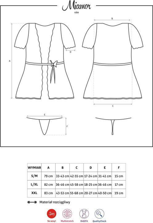 Produktbild Obsessive Miamor (L, XL)