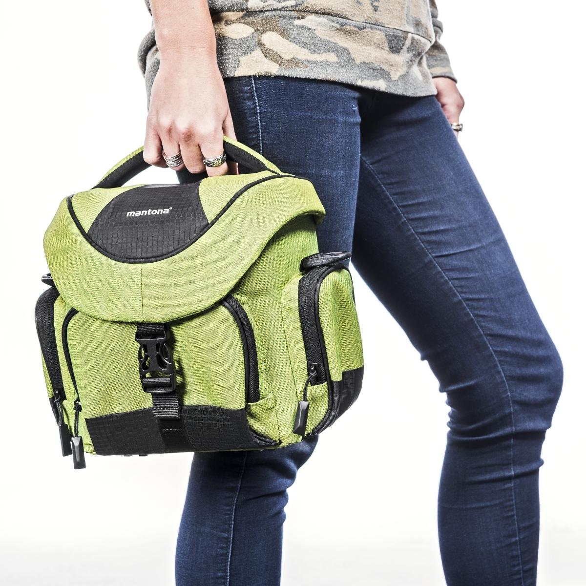 Thumbnail - mantona Premium Kameratasche grün (Kamera Schultertasche), Kameratasche, Grün