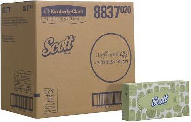 Image du produit Kimberly-Clark SCOTT Facial Tissue Standard WhiteF2