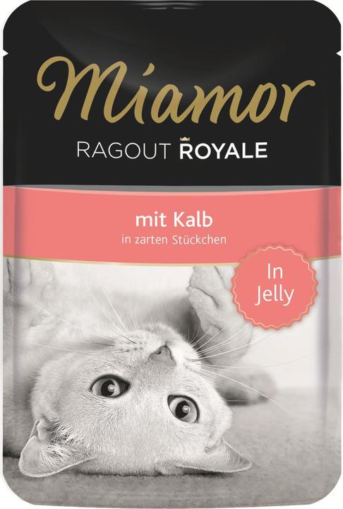 Actual product image Miamor Wet food Ragout Royale veal in jelly, 22 x 100 g (Adult, 22 pcs., 2200 g)