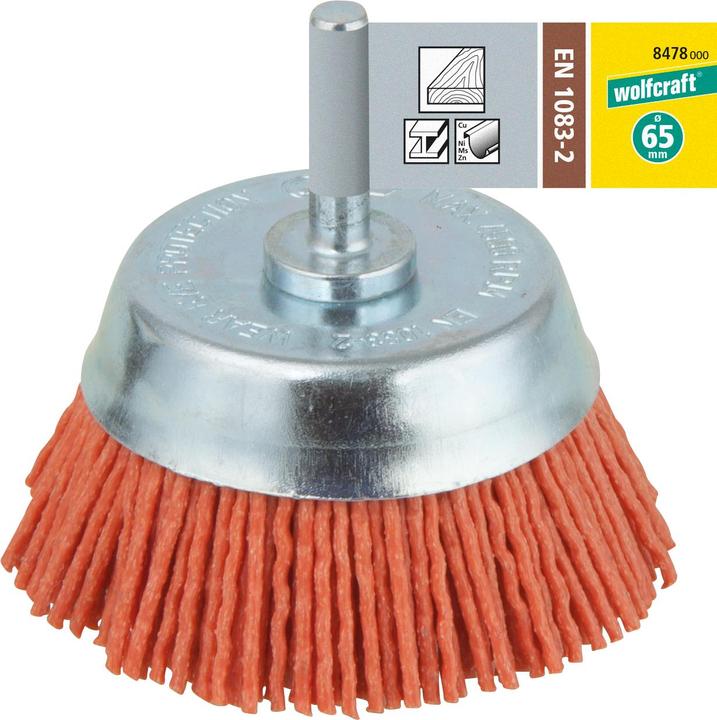 Image du produit wolfcraft 1 fil de nylon en pots aggr. S=6-kt. ø50mm (80)