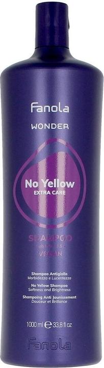 Actual product image Fanola No Yellow Wonder Shampoo 1000 ml (1000 ml, Liquid shampoo)