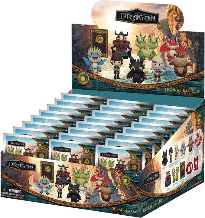 Actual product image Monogram How to train your Dragon 3D PVC-Taschenanhänger 2025 Movie Display (24)