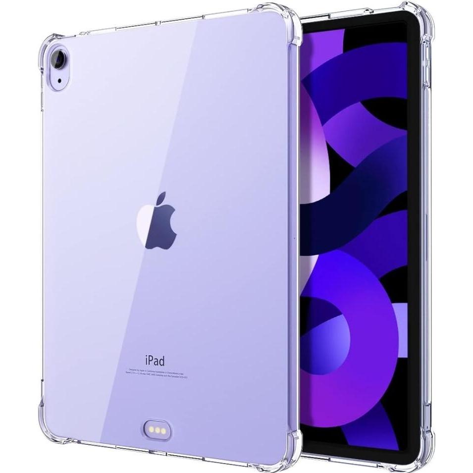 Screenguard Apple iPad Air 2022 Hülle Crystal Soft Airbag Bumper (IPad Air (2022)), Tablet Hülle, Transparent