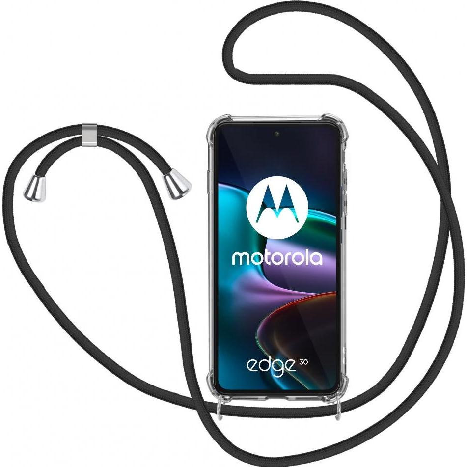 Screenguard Motorola Edge 30 Loopster Necklace Hülle, Handykette, Transparent