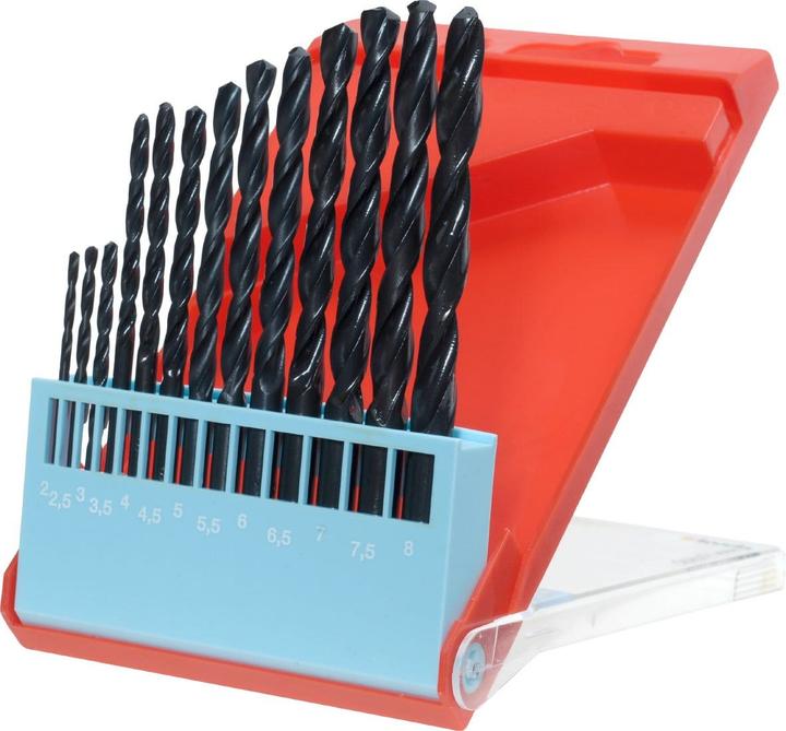 Produktbild kwb Spiralbohrer Set 13-teilig (6 mm, 6.5 mm, 5.5 mm, 7 mm, 3 mm, 5 mm, 8 mm, 2.5 mm, 3.5 mm, 4.5 mm, 2 mm, 7.5 mm, 4 mm)