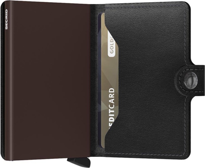 Actual product image Secrid Original Miniwallet -lompakko, musta/ ruskea
