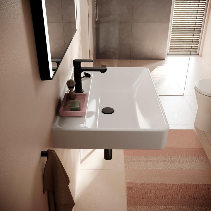 Produktbild hansgrohe Xanuia Q Waschtisch, mit Hahnloch, ohne Überlauf, 700x480mm, SmartClean, weiss