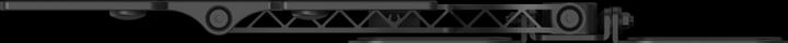 Actual product image Hama FULLMOTION "Ultraslim" - Bracket - for TV (Easy-Fix) (Ceiling, 48.03", 25 kg)