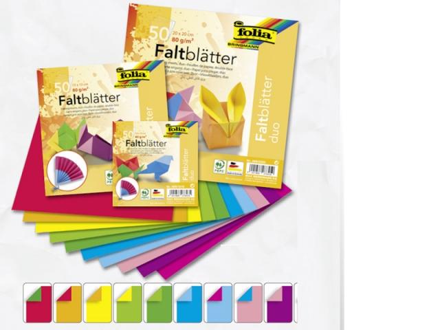 Produktbild Folia Faltblätter Duo (80 g/m², 50 x)