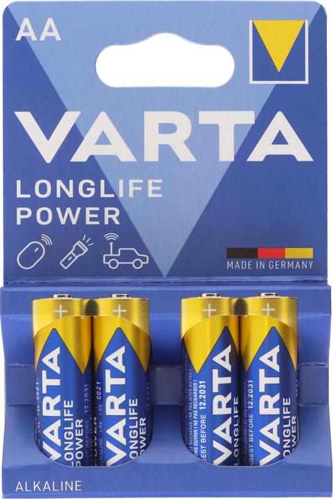 Produktbild Varta Longlife Power (ehem. High Energy) 4906 Mignon AA LR6 Batterien 20x 4er Blister (20 Stk., AA)