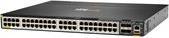 Image du produit HPE E Aruba Switch, 48 ports Smart Rate 1/2.5/5GbE PoE et 4 ports SFP56, couche 3, Stackab (48 ports)
